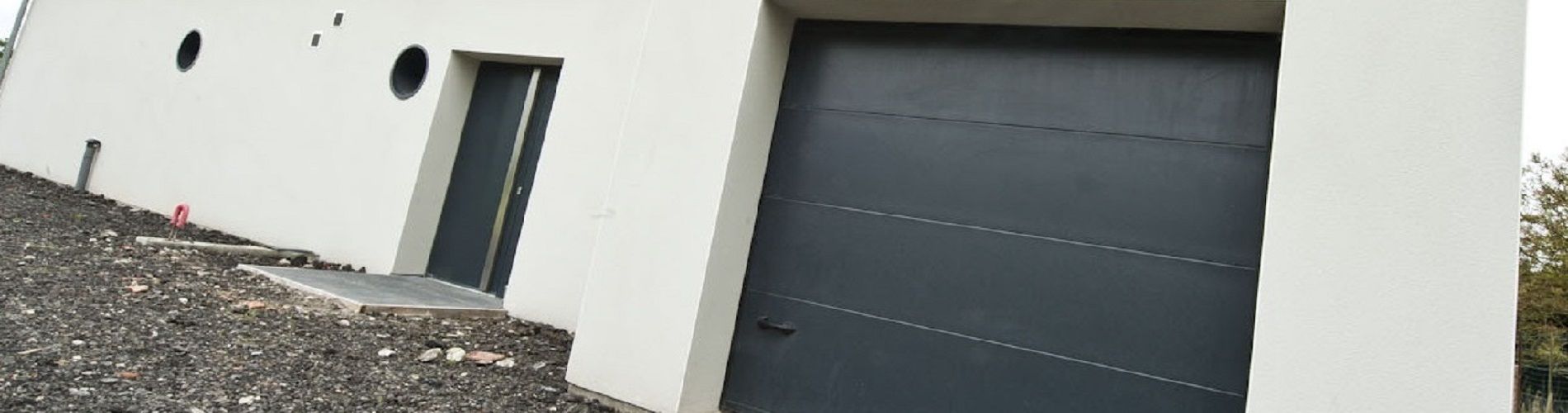 portes de garage aluminium